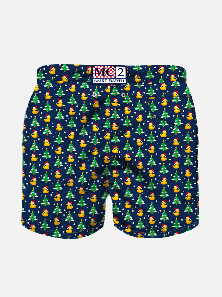 Boy swim shorts with Christmas ducky print - MC2 Saint Barth