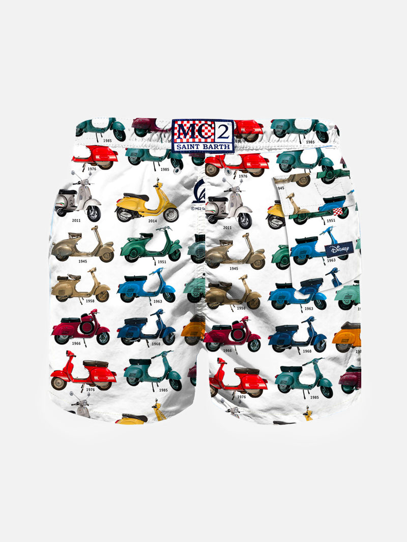 Jungen-Badeshorts mit Vespa®-Print | Vespa® Sonderedition