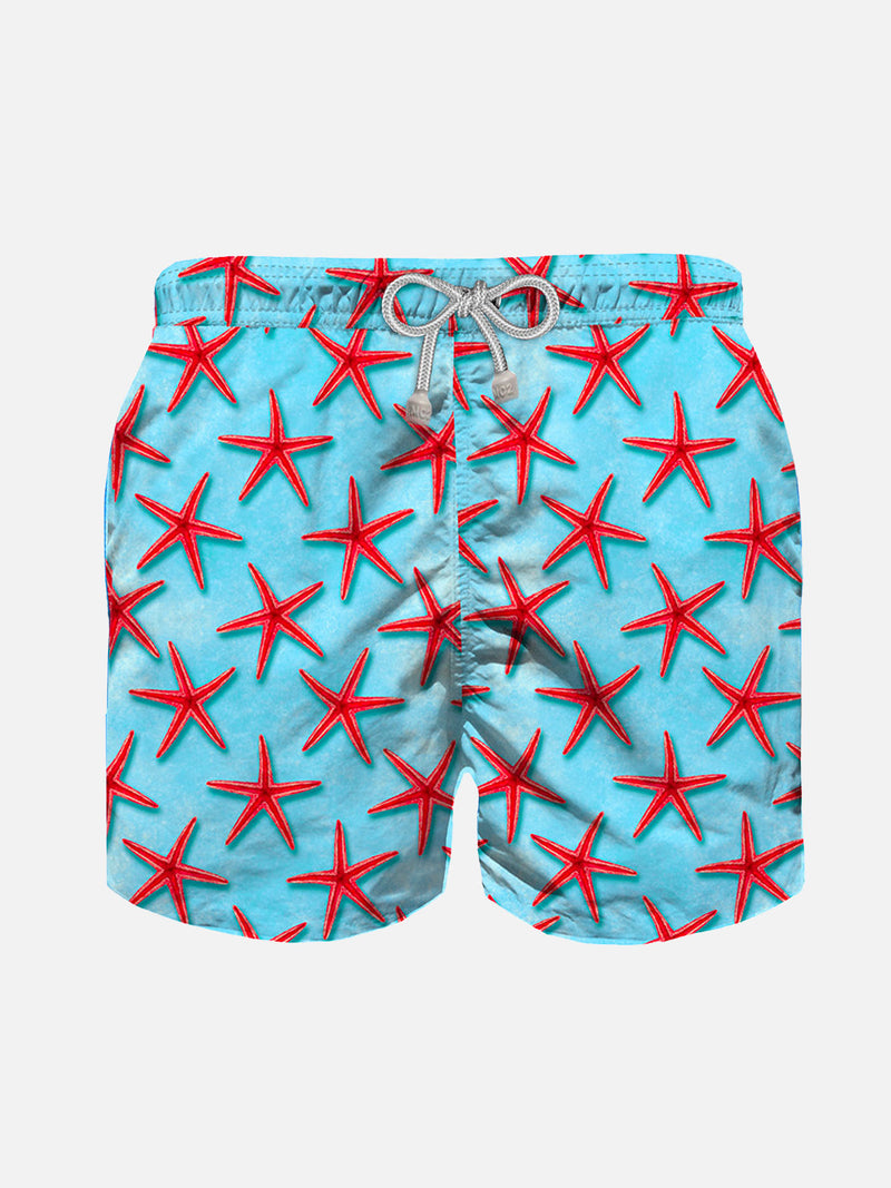 Costume da bagno da bambino stelle marine rosse