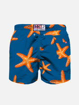 Jungen-Badeshorts mit Seestern-Print