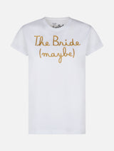 Woman cotton t-shirt with The Bride (maybe) embroidered