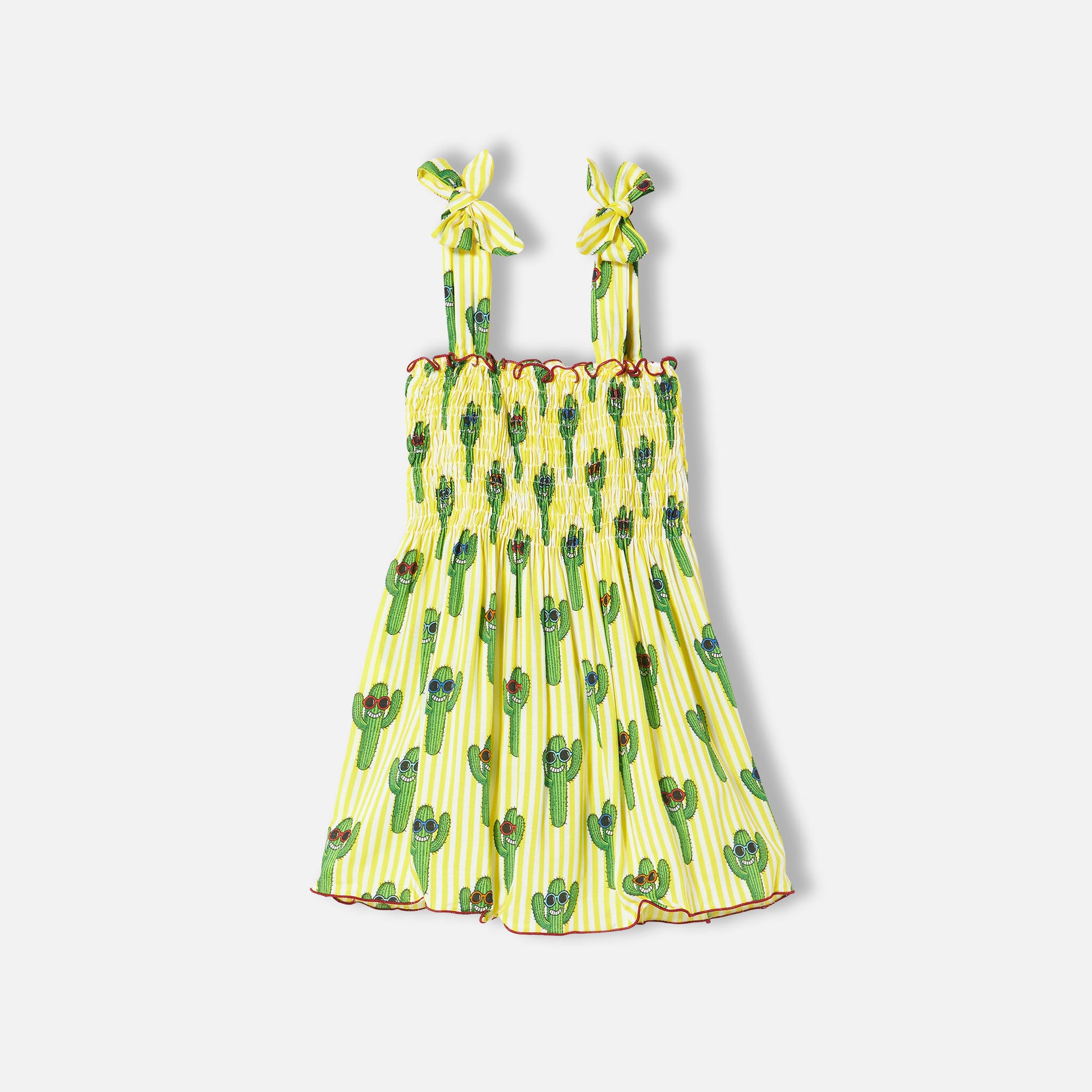 Cotton dress Lola with happy cactus print - MC2 Saint Barth