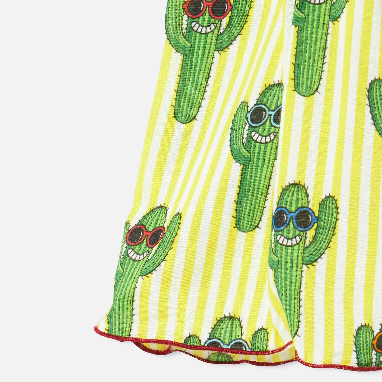 Cotton dress Lola with happy cactus print - MC2 Saint Barth