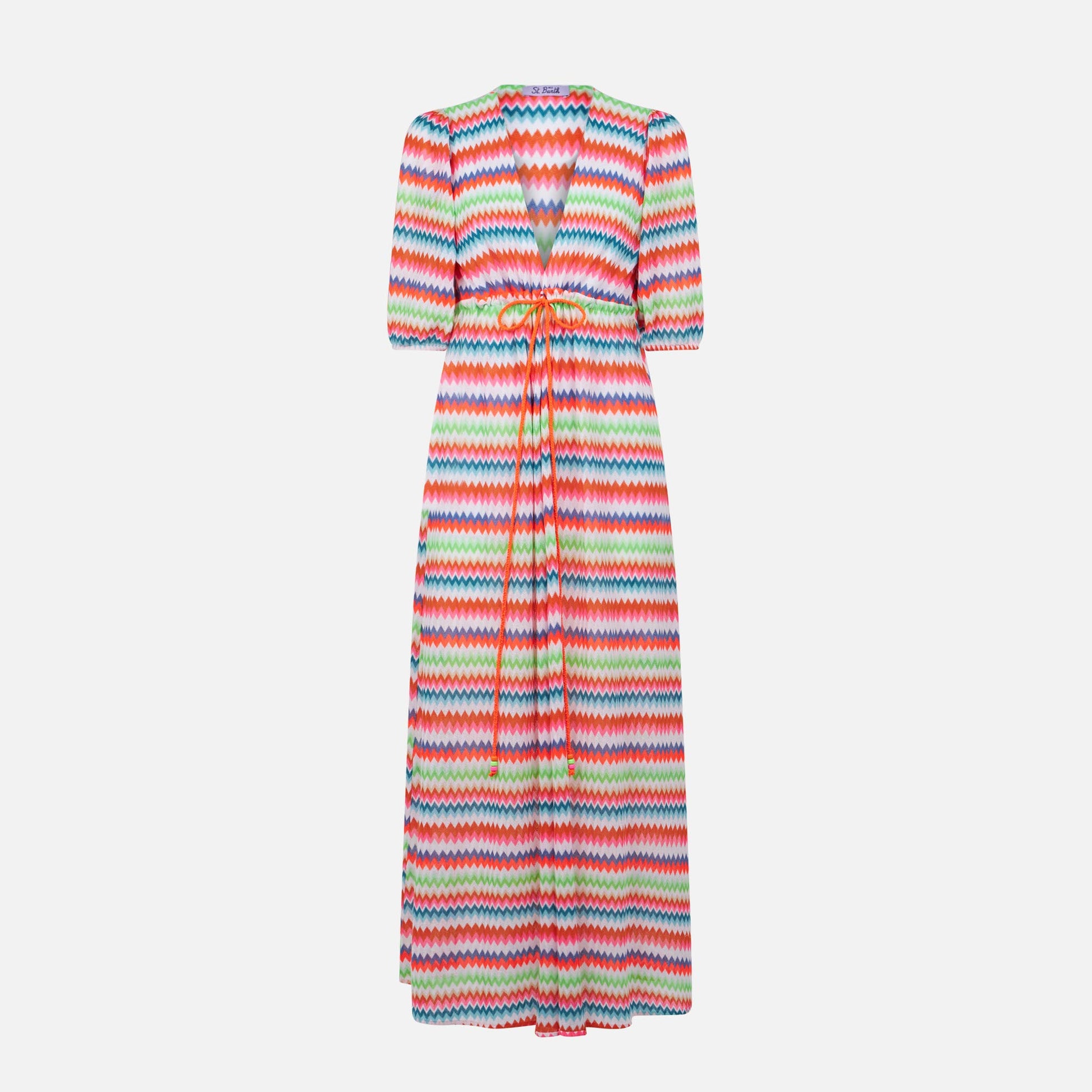 chevron beach dress South Beach chevron maxi beach dress in pink