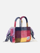 Colette blanket handbag with check print