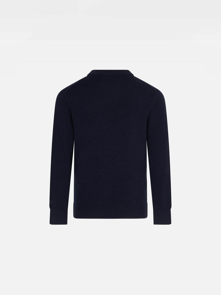 Maglione da bambino con stampa jacquard Courmayeur
