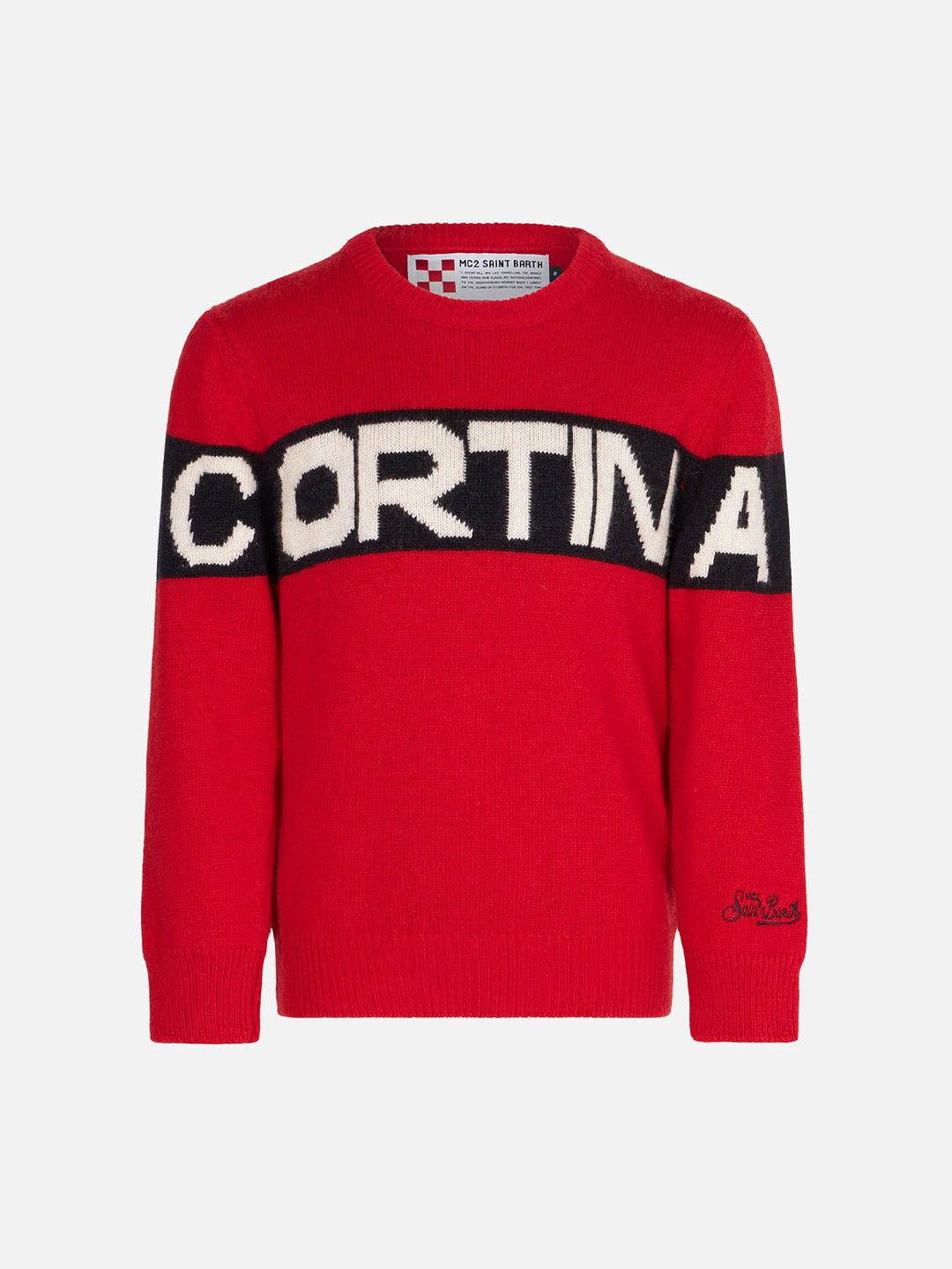 Maglione da bambino con ricamo Cortina