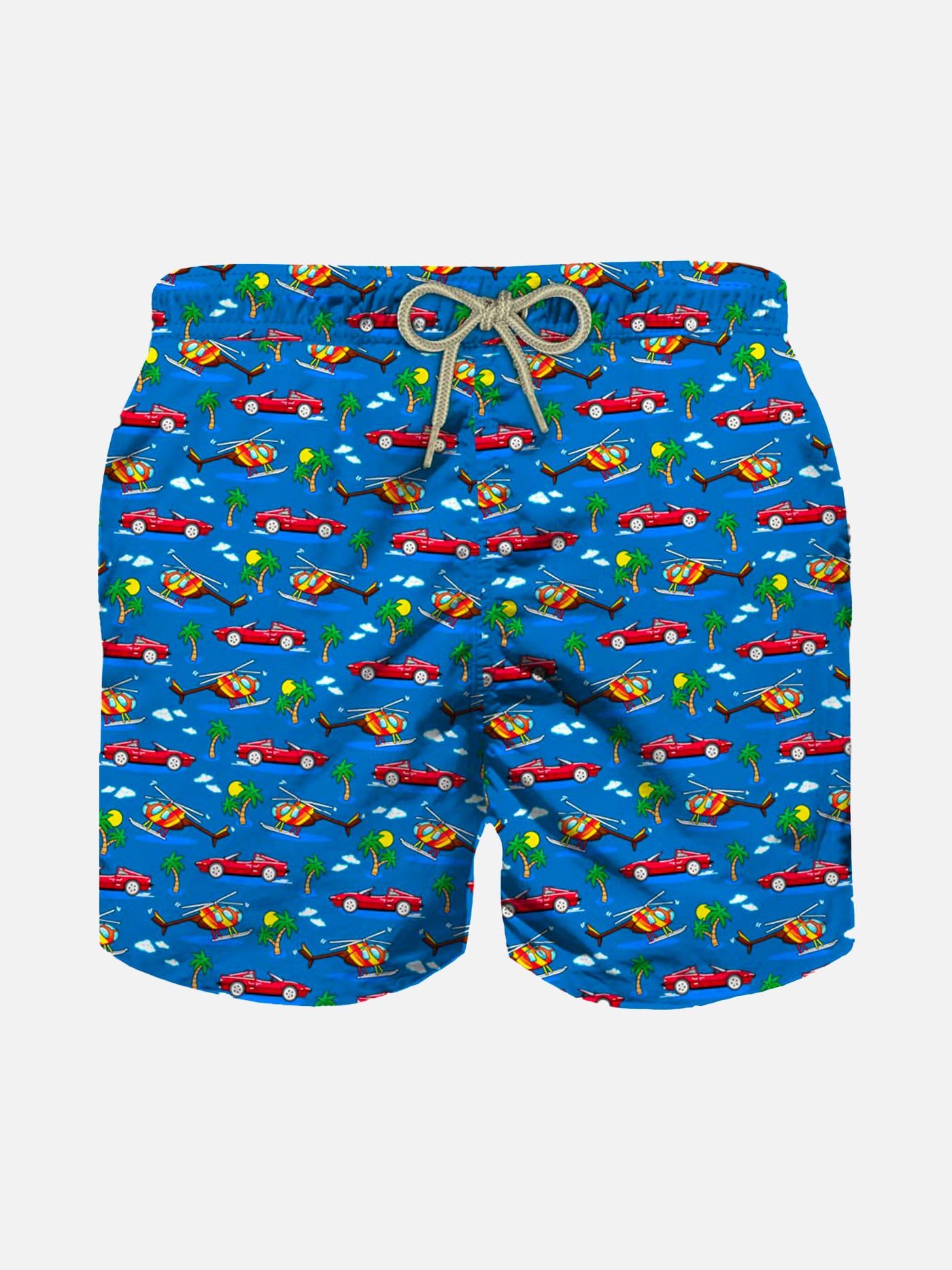 Boy Light swim shorts mini cars print - MC2 Saint Barth