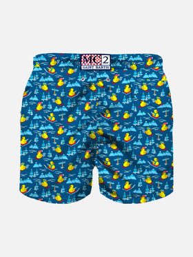 Micro Skying Ducky light fabric boy swimsuit - MC2 Saint Barth