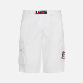 White cargo bermuda with pockets - MC2 Saint Barth