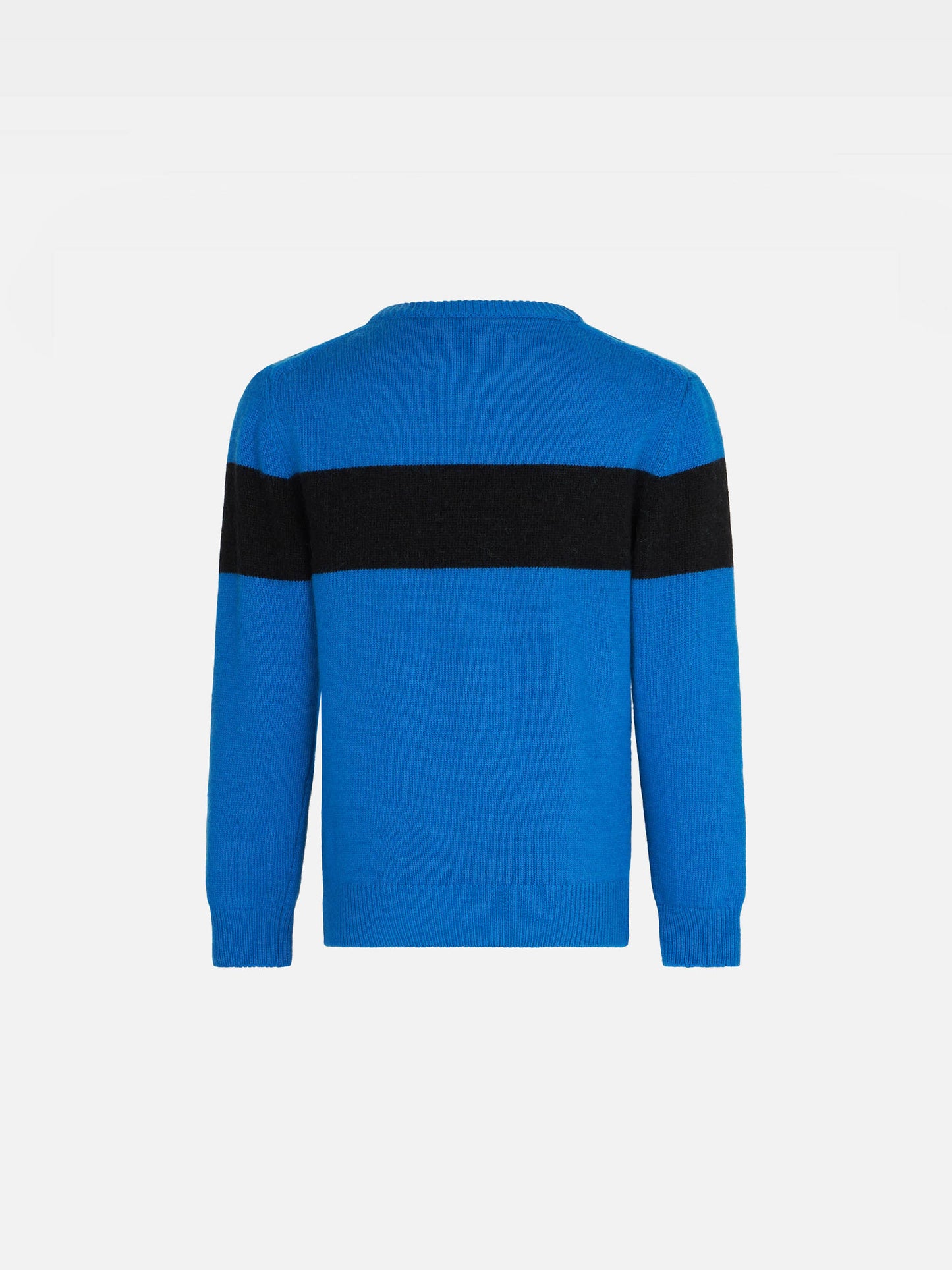 Maglione blu da bambino con scritta Courma