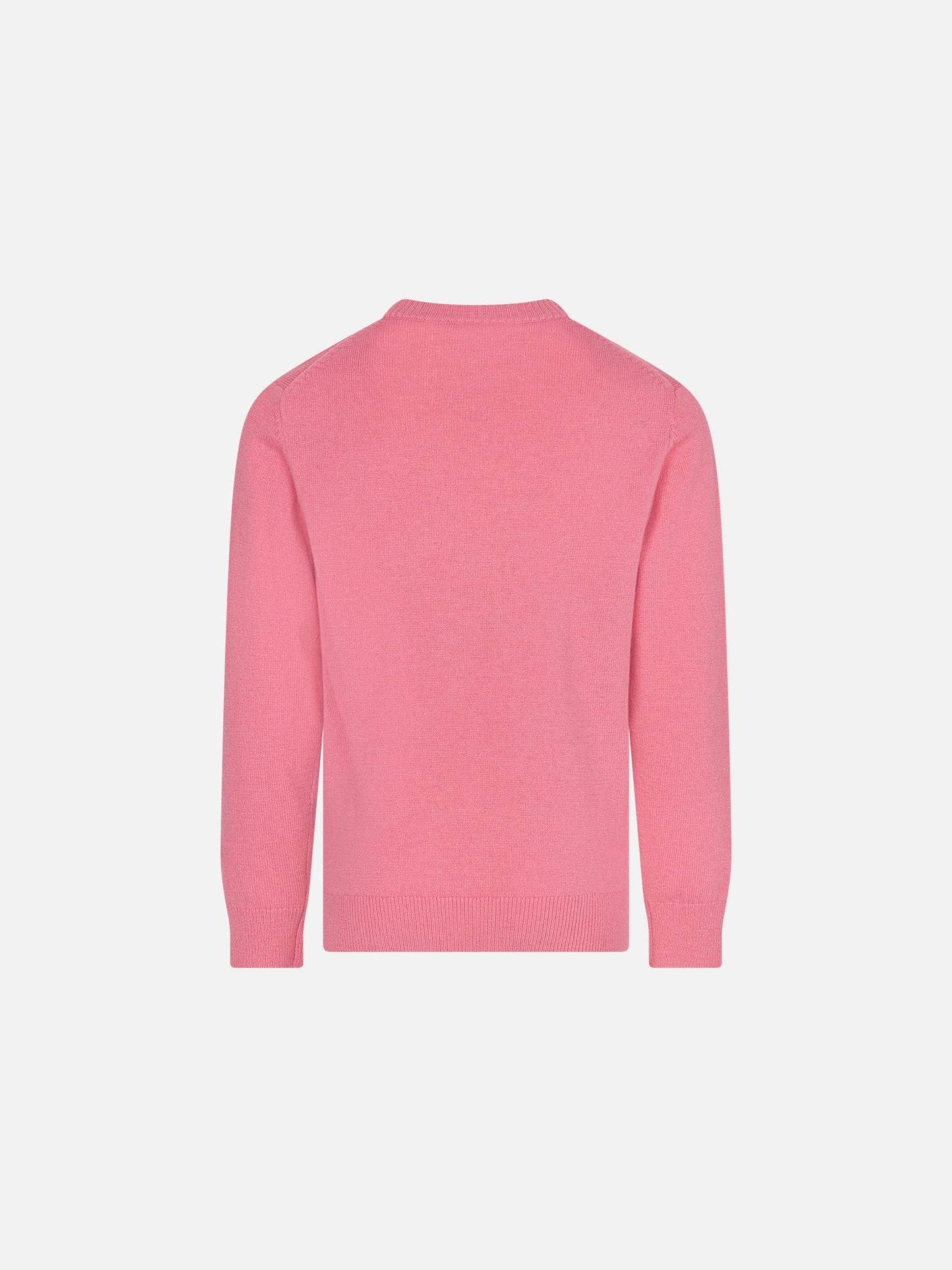Maglione da bambina girocollo con cartolina di Courmayeur