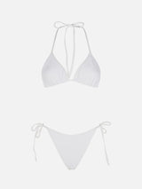 Bikini da donna a triangolo crinkle