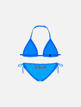 Bikini da bambina con ricamo