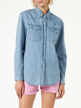 Woman denim shirt