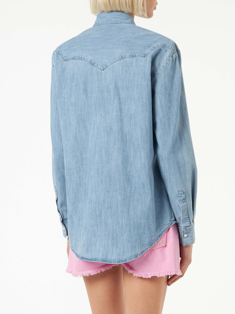 Woman denim shirt