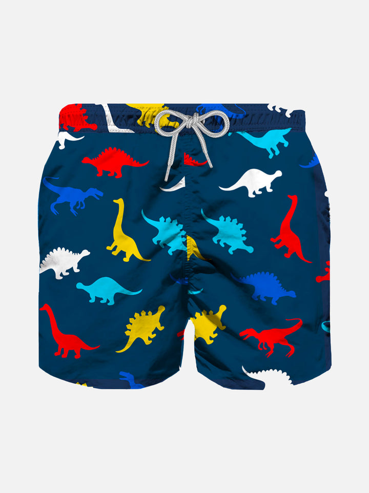 Boy swim shorts with dinosaurs print - MC2 Saint Barth