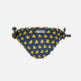 Girl swim brief with ducky print