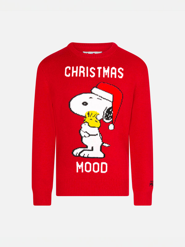 Roter Pullover Weihnachten Snoopy für Mädchen | PEANUTS™ SONDEREDITION