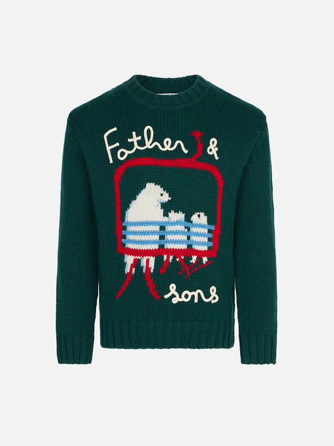 Boy sweater with bears embroidery - MC2 Saint Barth