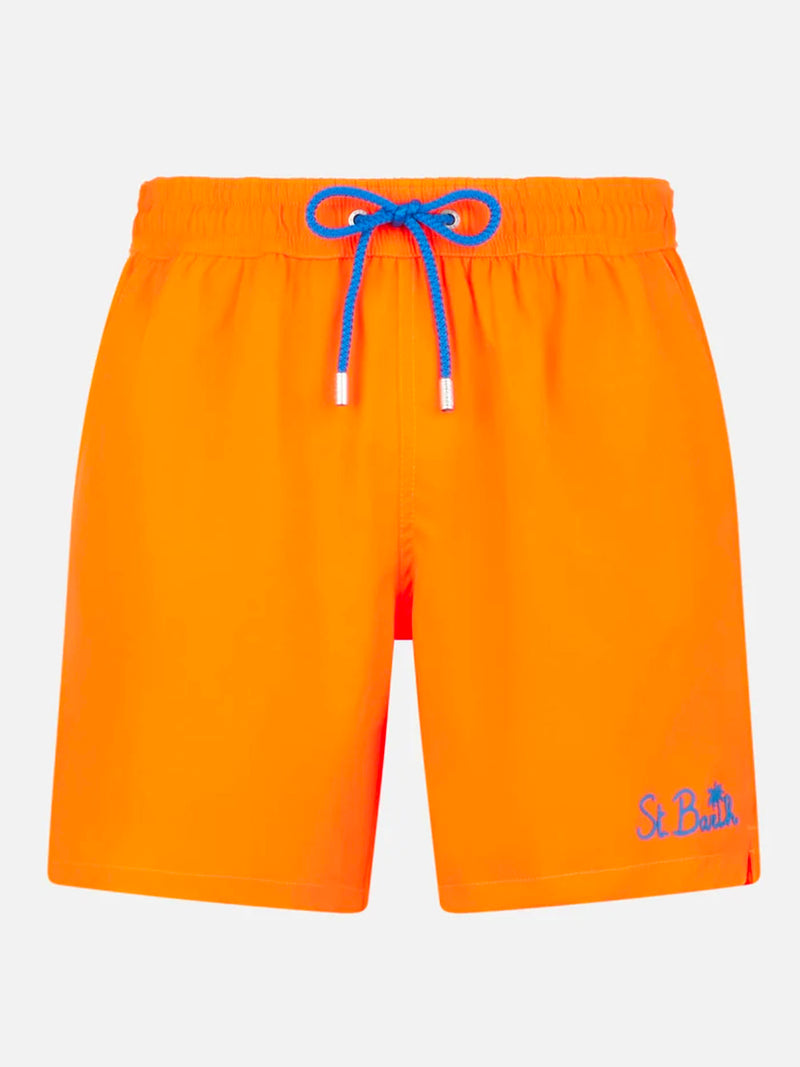 Costume da bagno da uomo comfort arancio fluo