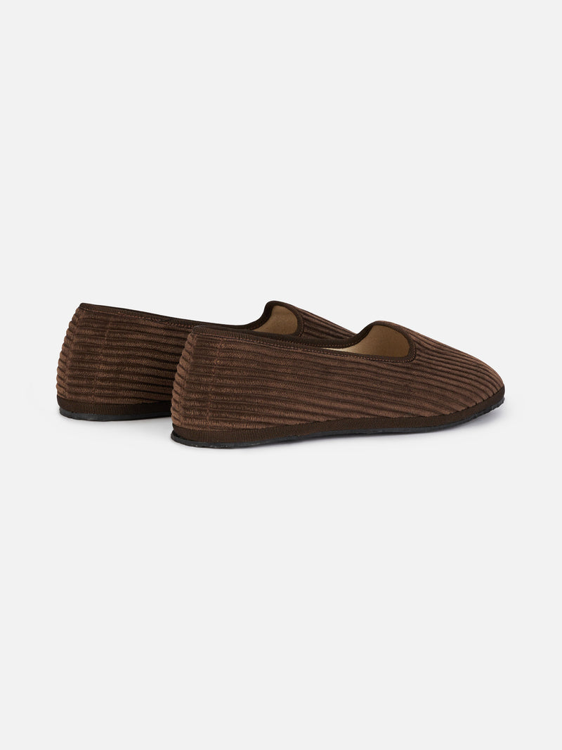 Woman corduroy slipper loafers | MY CHALOM SPECIAL EDITION