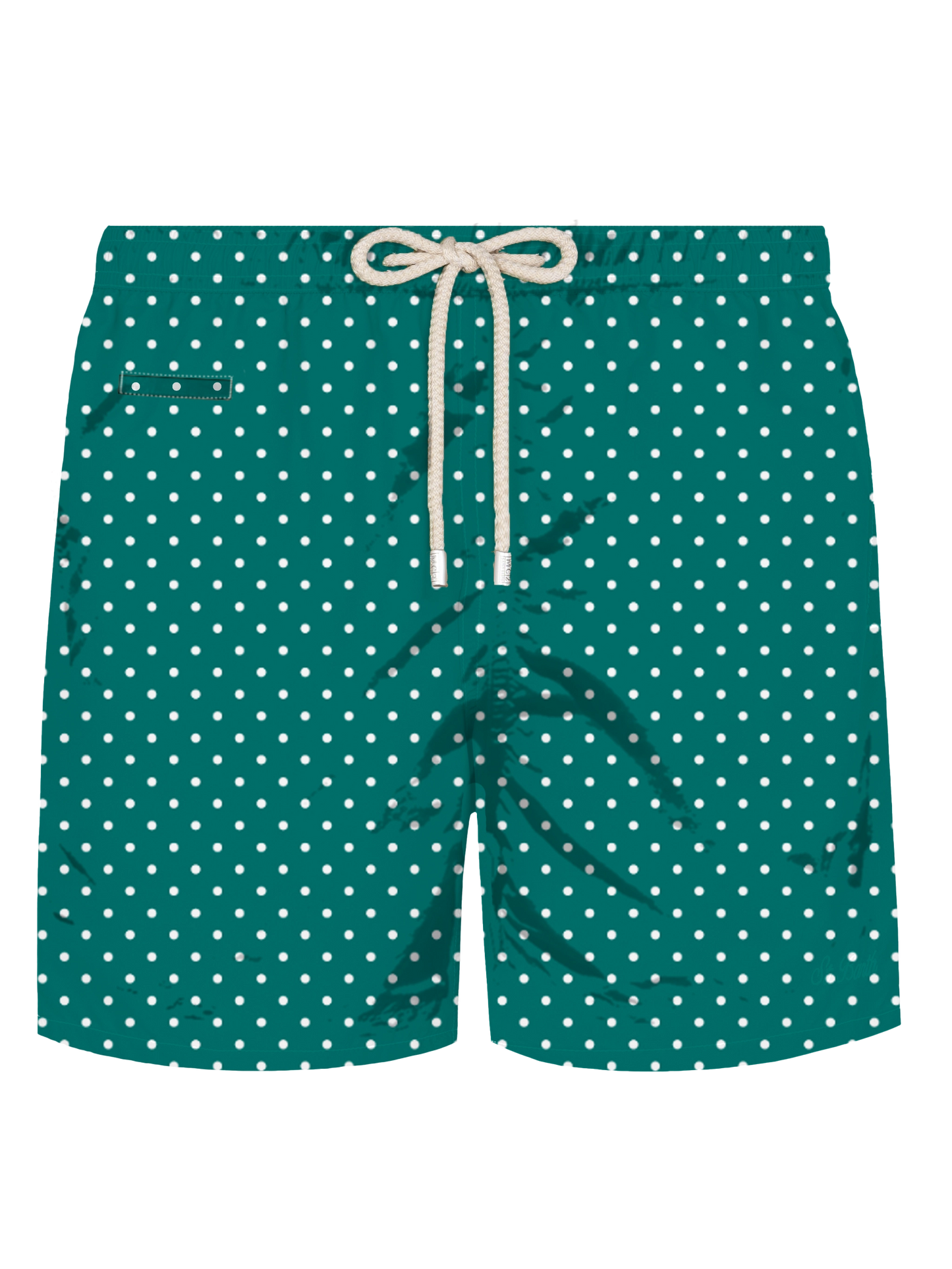 Lighting swim shorts with polka dots print
