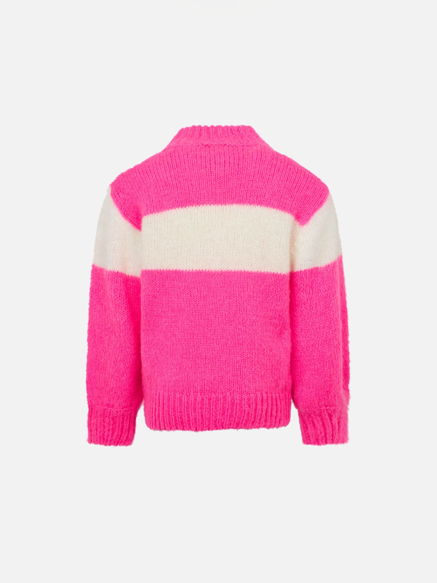 Weicher Pullover in kastiger Form für Mädchen mit St. Barth-Jacquard