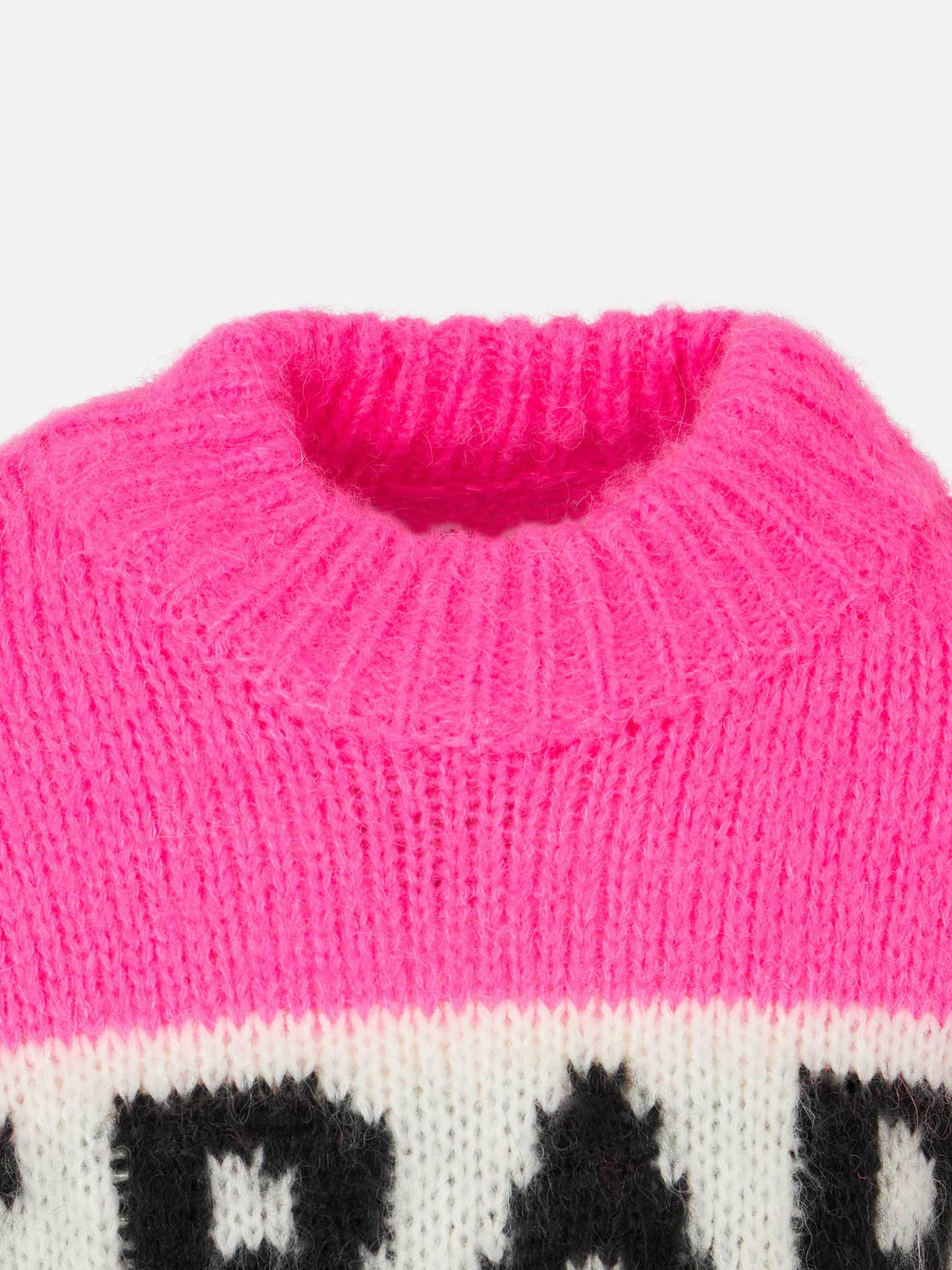 Weicher Pullover in kastiger Form für Mädchen mit St. Barth-Jacquard