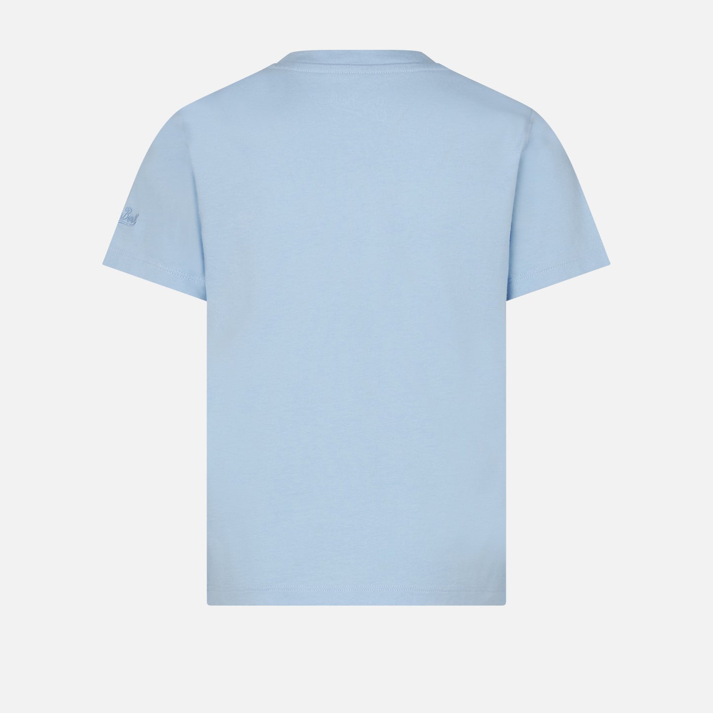 Mädchen-T-Shirt mit „Lost in St Barth“-Stickerei