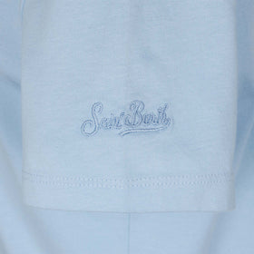 Mädchen-T-Shirt mit „Lost in St Barth“-Stickerei