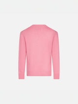 Pink girl sweater with Viziata print