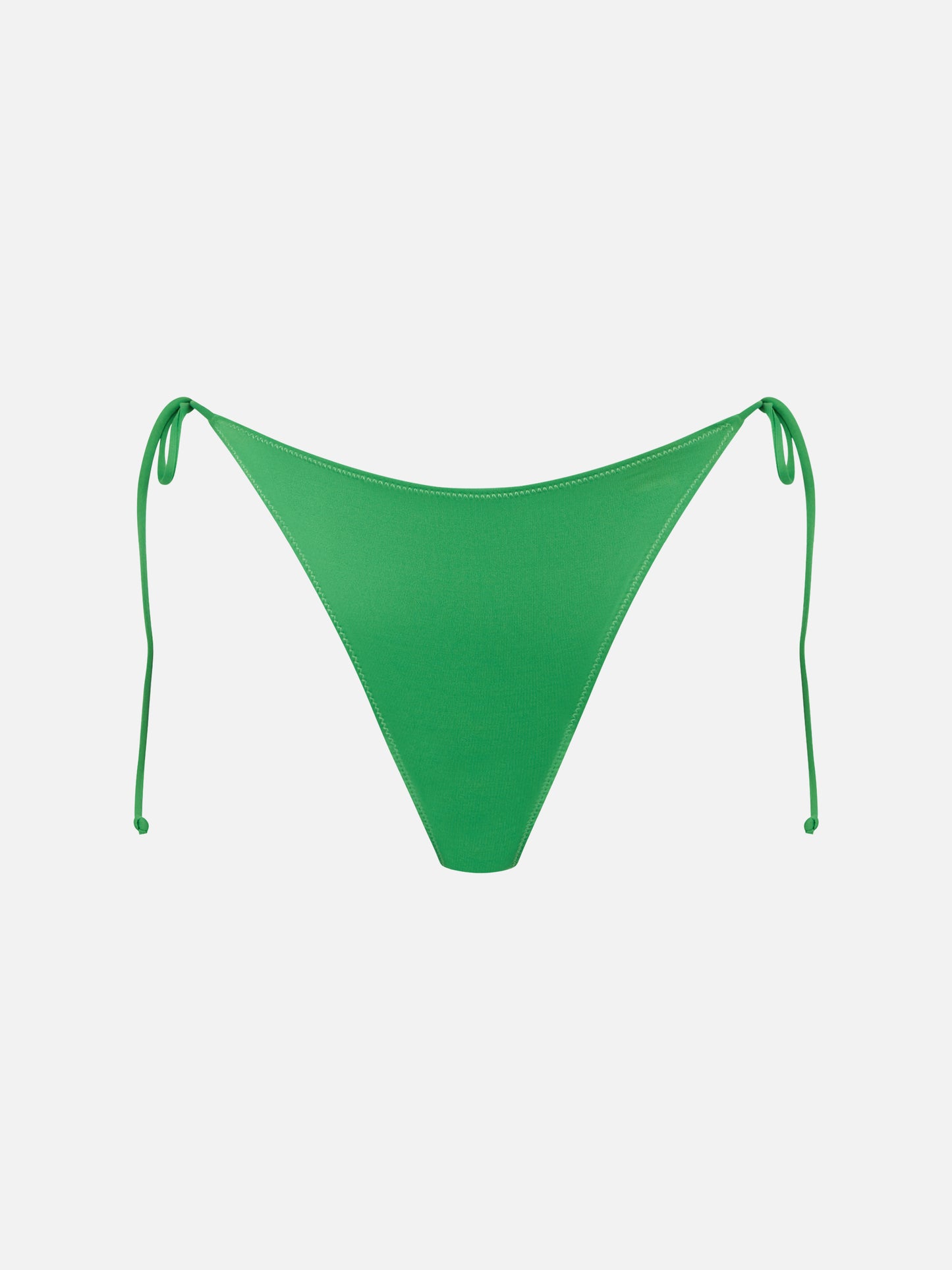 Woman green swim briefs with side laces - MC2 Saint Barth
