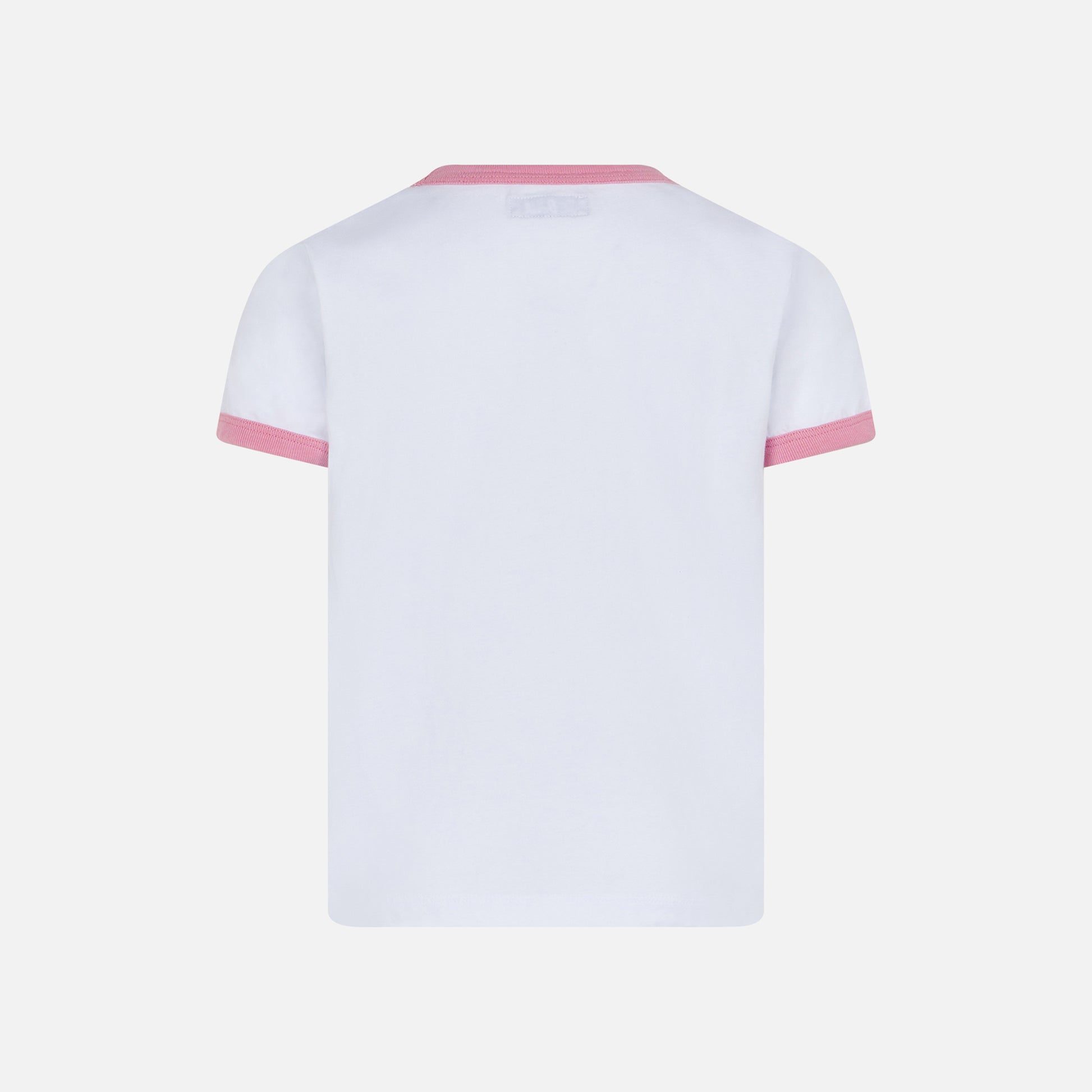 Girl cotton t-shirt with St. Barth groovy print - MC2 Saint Barth