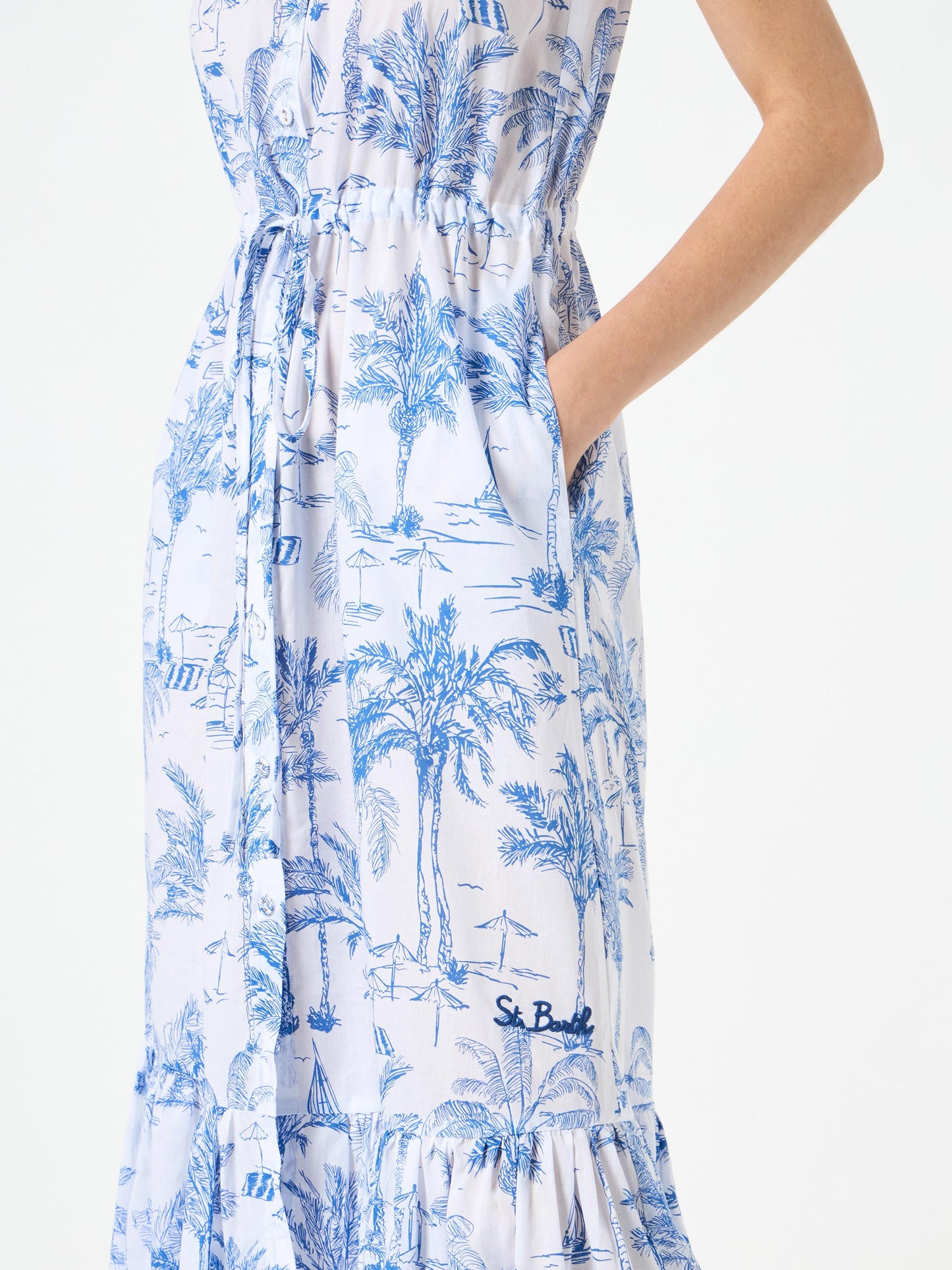 toile formal dress Time After Toile Blue Dress