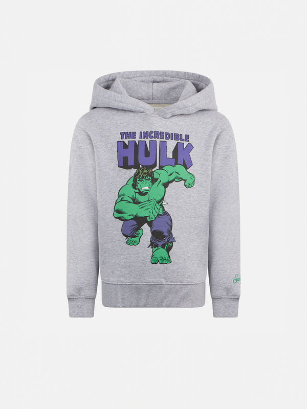 Felpa con cappuccio da bambino con stampa The Incredibile Hulk | EDIZIONE SPECIALE MARVEL