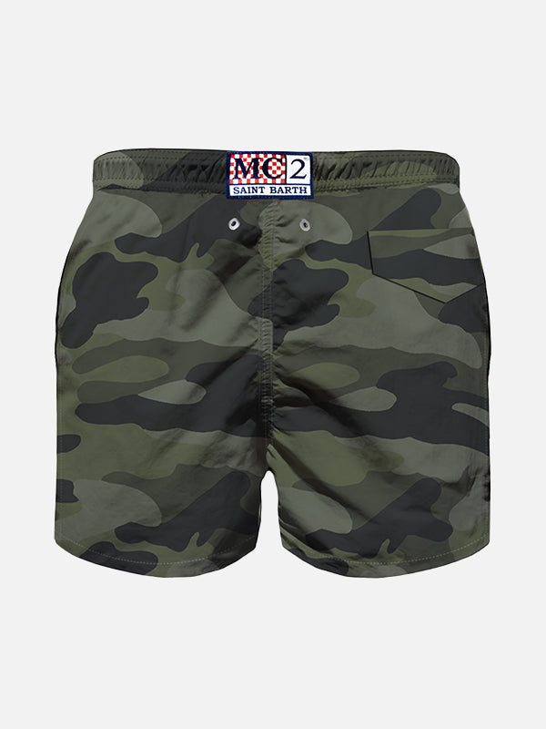 Boy light fabric swim shorts