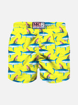 Badeshorts für Jungen mit Hai-Print