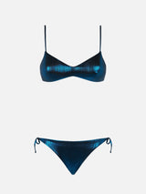 Bikini da donna a bralette laminato