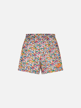 Kurze Damenhose mit Aufdruck