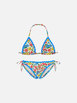 Bikini da bambina con stampa fiori | EDIZIONE SPECIALE LIBERTY