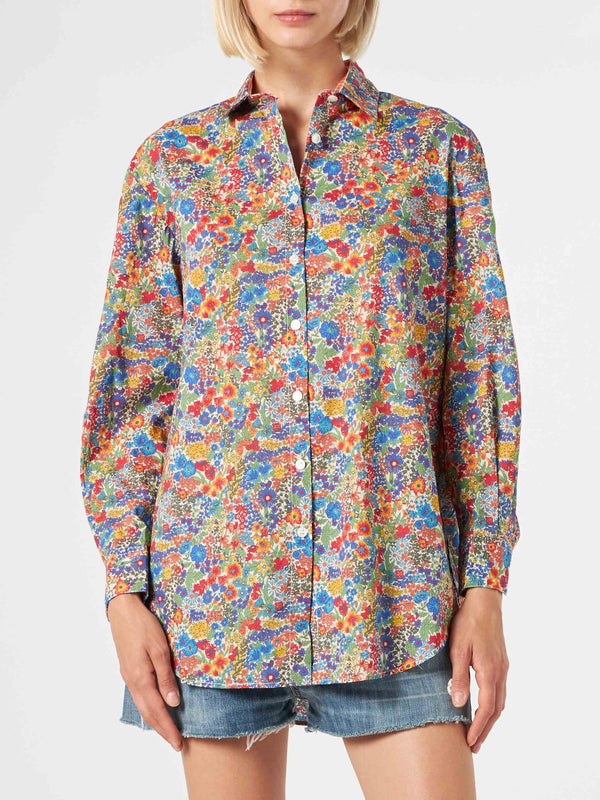 Woman cotton shirt | Made with Liberty fabric