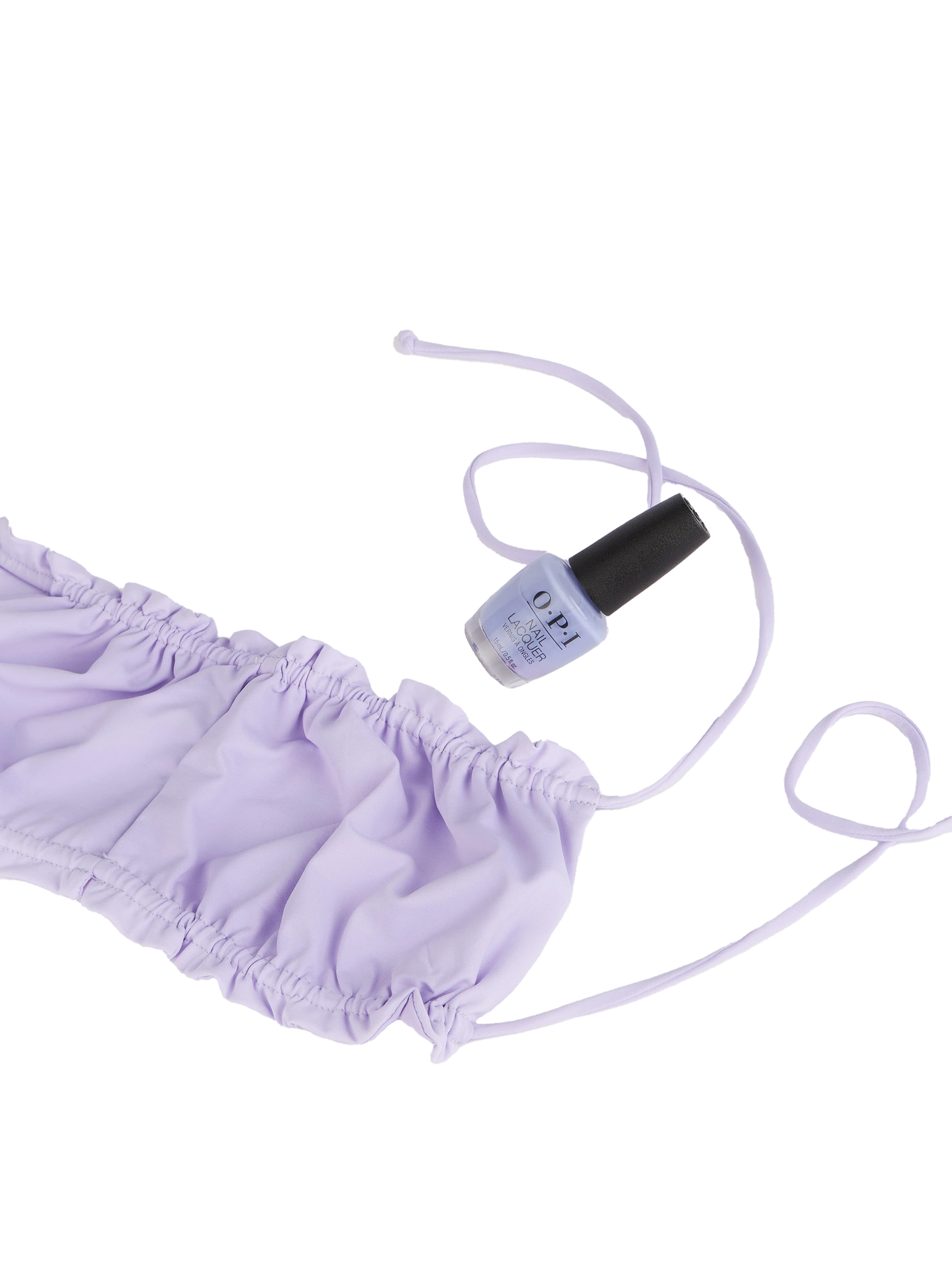 Costume da bagno top a fascia lilla per donna