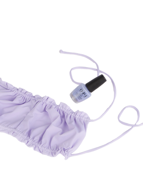 Costume da bagno top a fascia lilla per donna