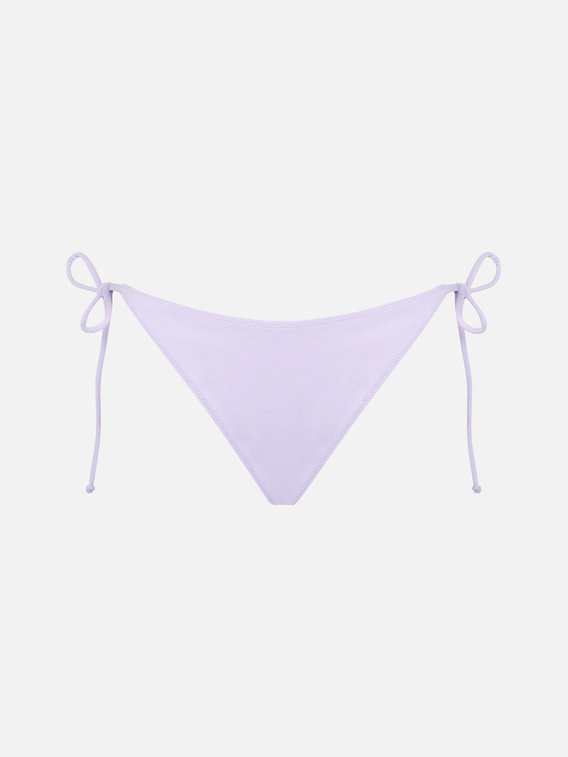 Woman lilac swim briefs