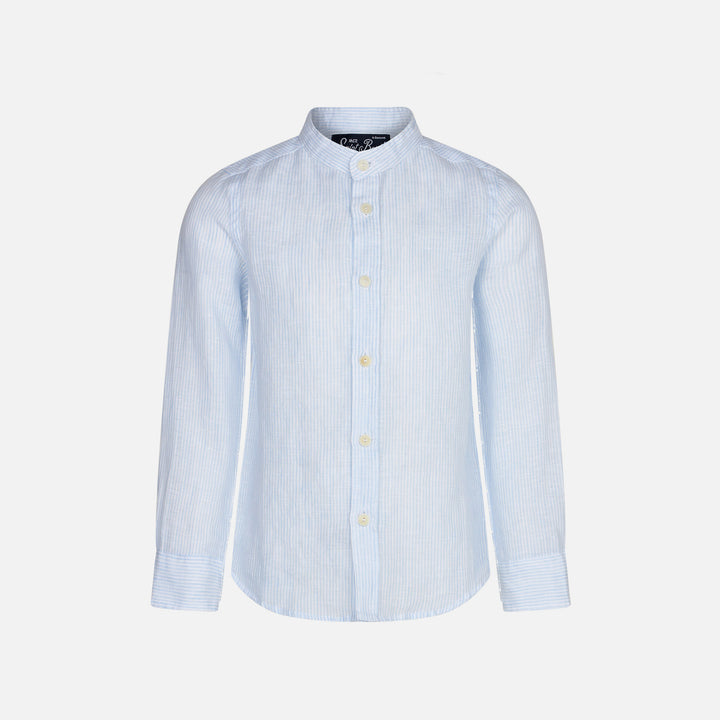 Boy linen striped shirt - MC2 Saint Barth