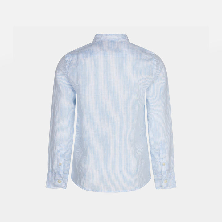 Boy linen striped shirt - MC2 Saint Barth