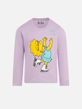 Girl heavy cotton t-shirt with Lisa Simpson print | THE SIMPSON SPECIAL EDITION