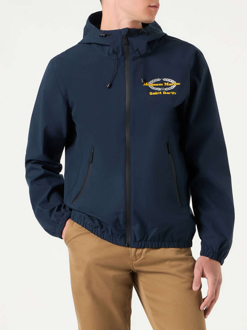 Man hooded lightweight windbraker | MAGNUM MARINE SPECIAL EDITION