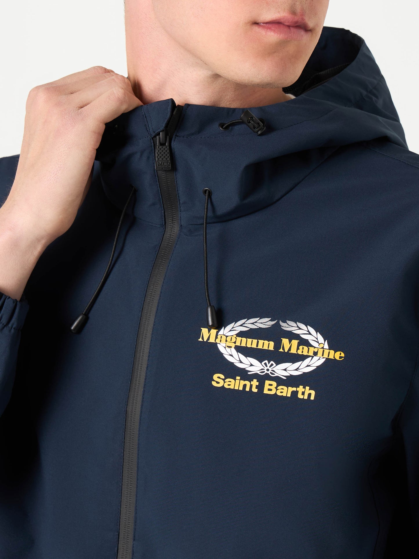 Leichte Windjacke mit Kapuze für Herren | MAGNUM MARINE SPECIAL EDITION
